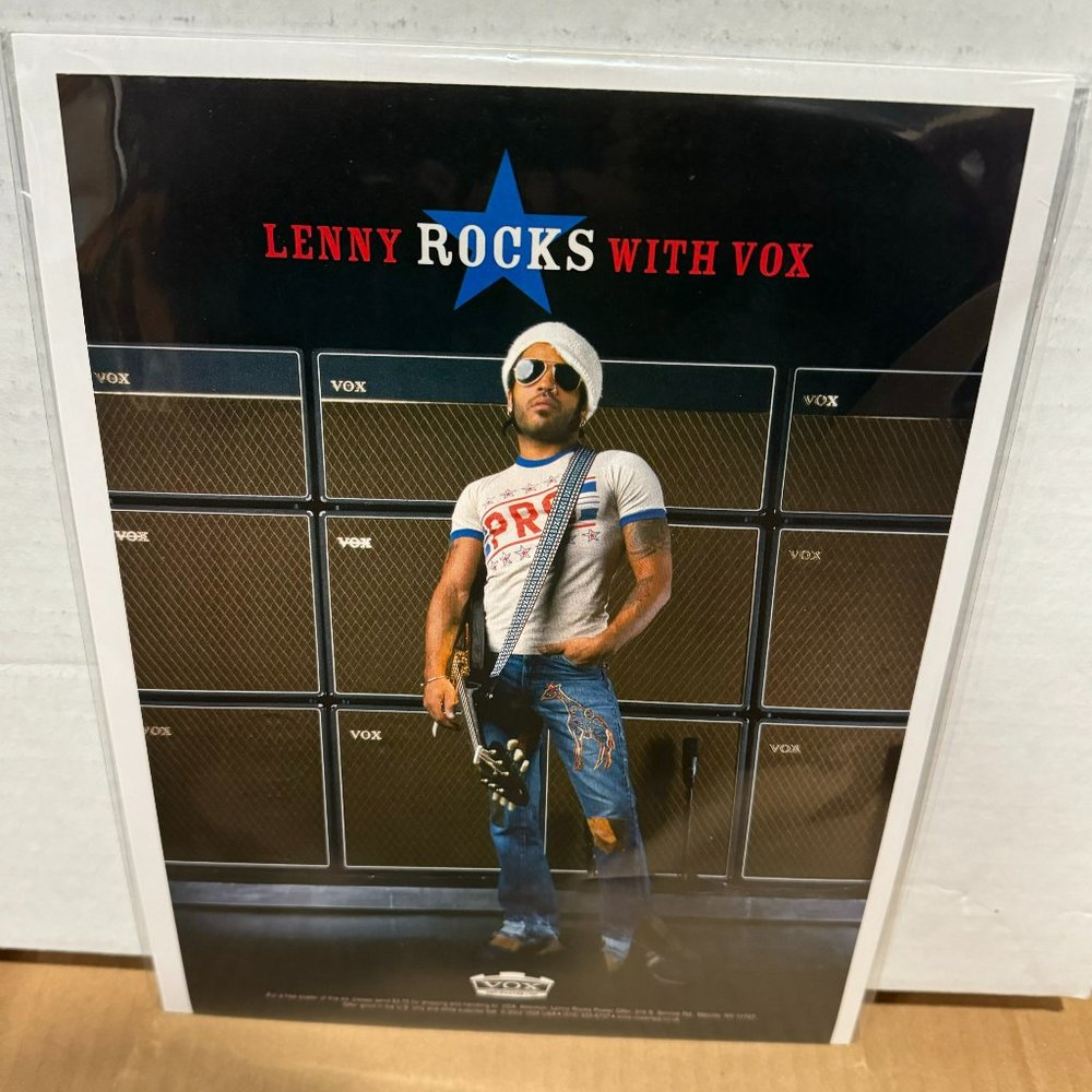 Lenny Kravitz - VOX Amps - 2003 Print Advertisement